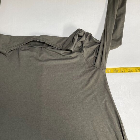 Eileen Fisher System Viscose Jersey Top Medium Lightweight Stretch Crew Neck‎ - Picture 10 of 11